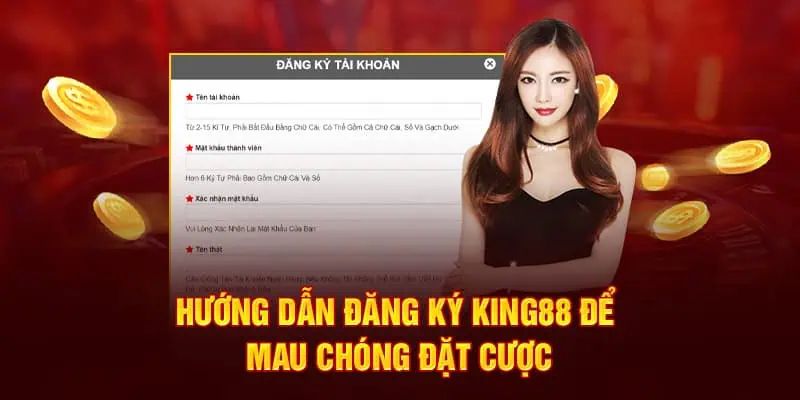 Đăng ký tài khoản King88 để hòa mình vào sân chơi bắn cá