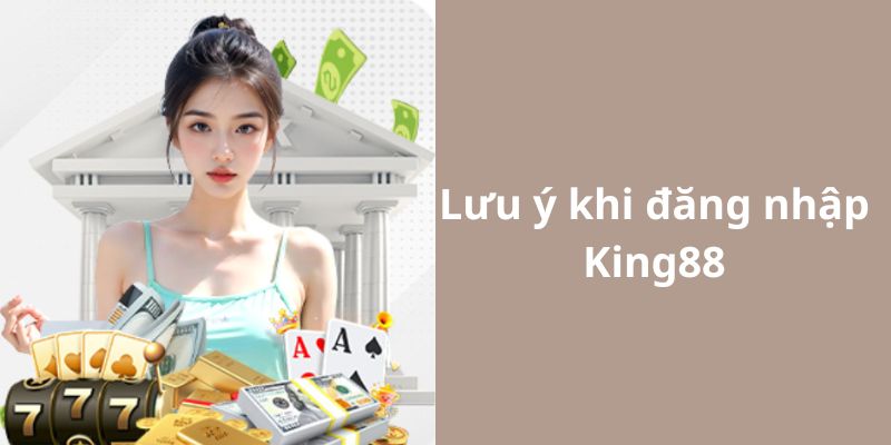 Những lưu ý dành cho việc đăng nhập King88